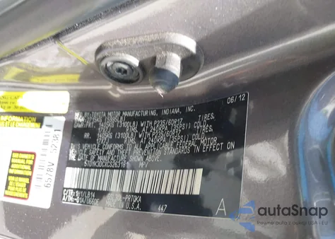 2012 Toyota Sienna Xle V6 8 Passenger из США, поврежденный, VIN 5TDYK3DCXCS263181